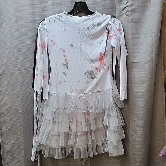 Girls Ghostly Zombie Dress Costume (8-10 yrs) MED - Picture 3 of 9